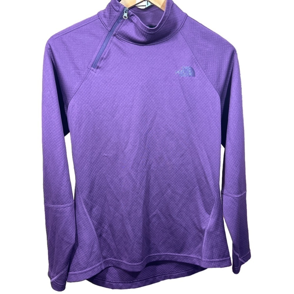 The North Face Purple Quarter Zip Activewear Pullover